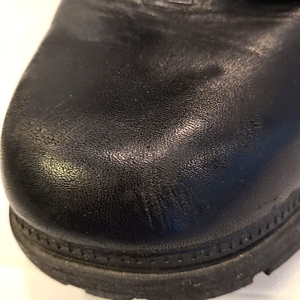 Harley-Davidson Women's Black and Orange Flame Boots - Picture 8 of 9